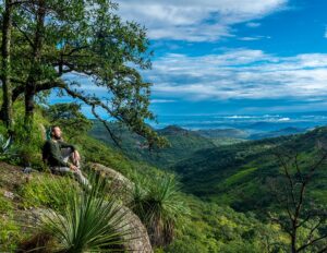 AUTORETRATO CON BARRANCA